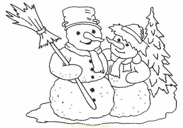 изображение двух снеговиков