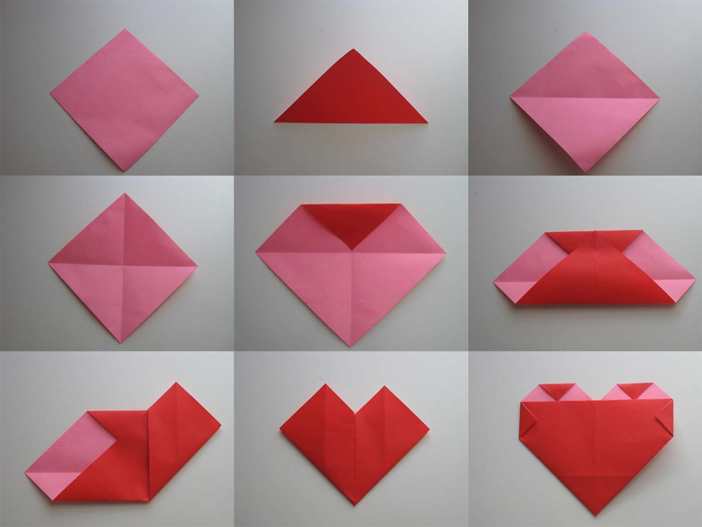 Как сделать красивое оригами сердце