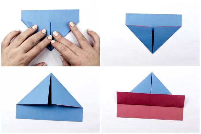 На картинке изображено - Искусство оригами: фигурки из бумаги своими руками, рис. Шаг 2