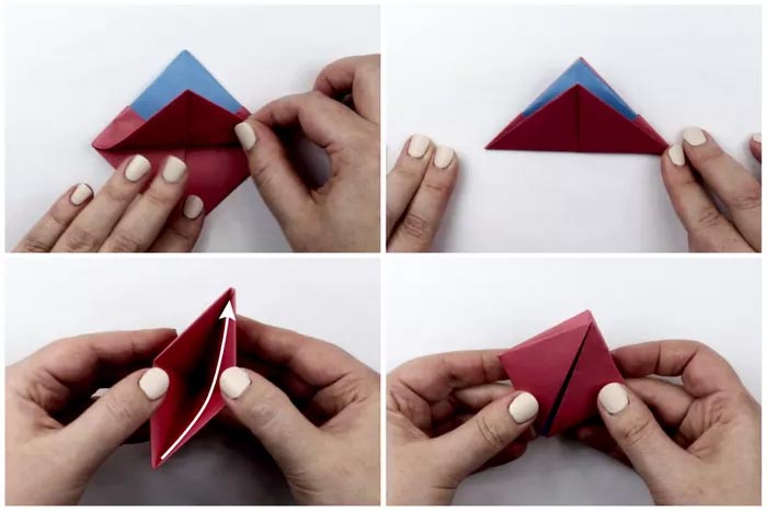 На картинке изображено - Искусство оригами: фигурки из бумаги своими руками, рис. Шаг 5