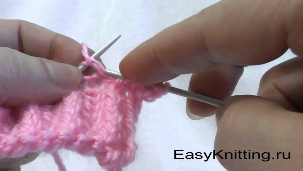 Схемы вязания - Лакированная резинка