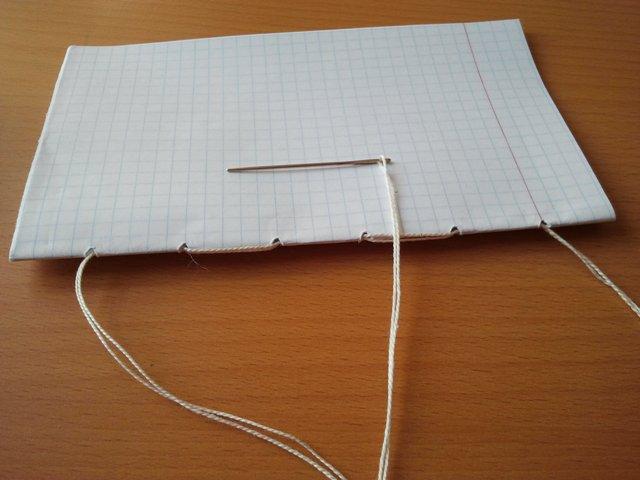 Прошить книжку. Переплет нитками. Сшивание листов для блокнота. Скрепить листы для блокнота. Переплет сшивание нитками.