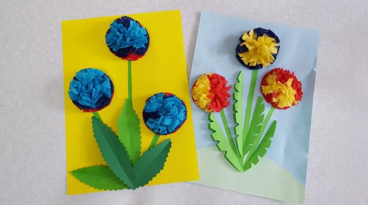 Бумажные цветы - формы и шаблоны для изготовления бумажных цветов шаг 150