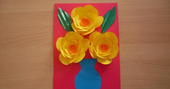 Бумажные цветы - формы и шаблоны для изготовления бумажных цветов шаг 144