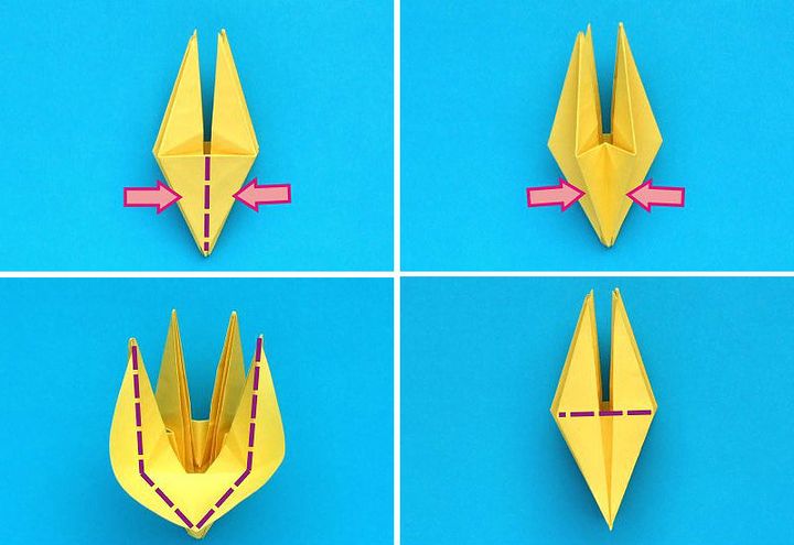 Мастер-класс по сборке нарцисса оригами