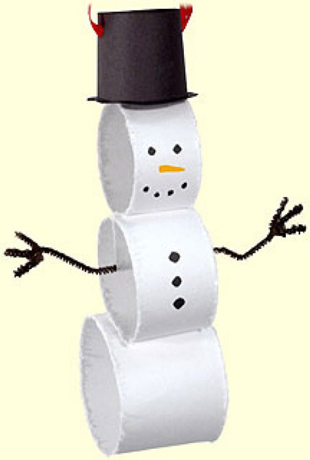 делаем снеговика на новый год 7 своими руками